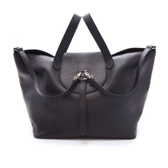 Meli Melo Thela Medium in Black with Burgundy Interior Rare Color Combo - Picture 3 of 9